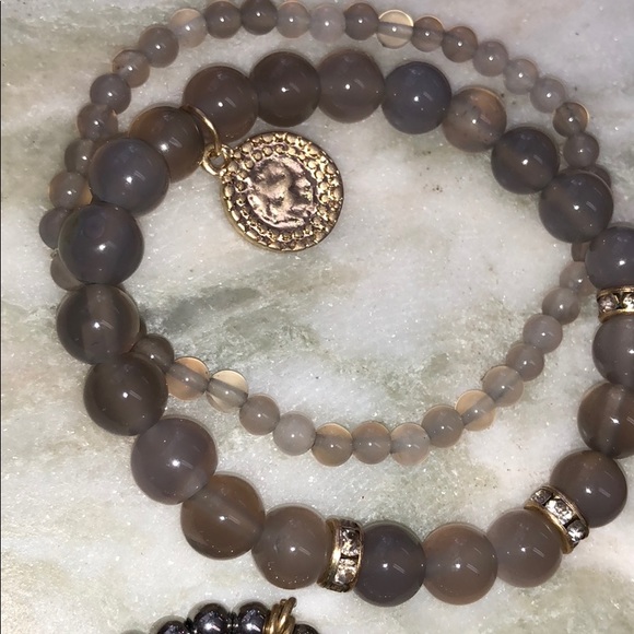 CANVAS 5-Pc Semiprecious Stone Stacking Bracelet - Picture 5 of 6